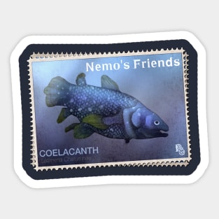 Trice Forgotten - Nemo's Friend the Coelacanth Sticker